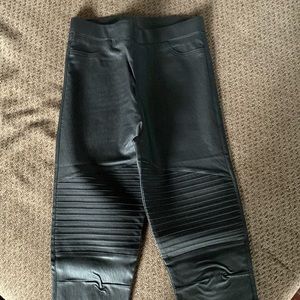oober swank vegan leather leggings